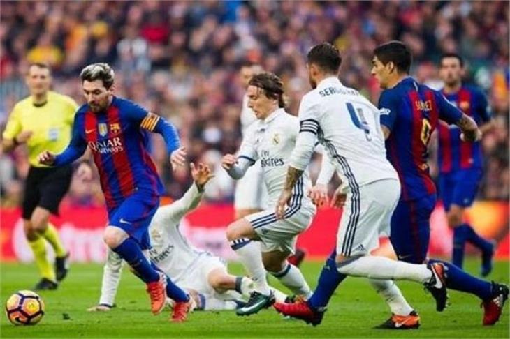 برشلونة وريال مدريد برشلونة وريال مدريد